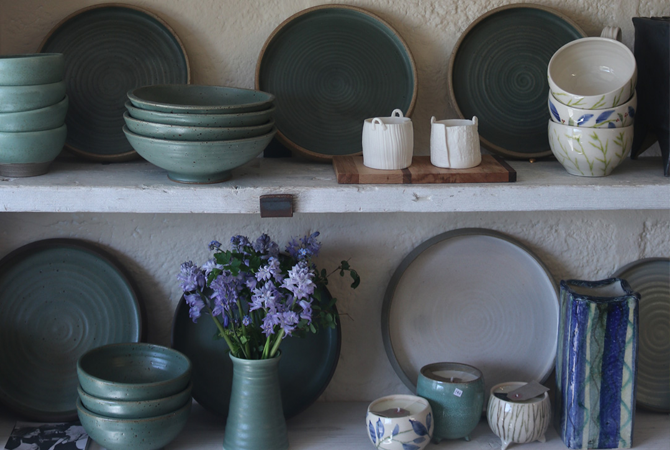 Cornish studio pottery and ceramics